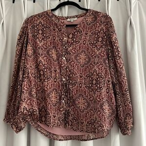Pink Madewell blouse
